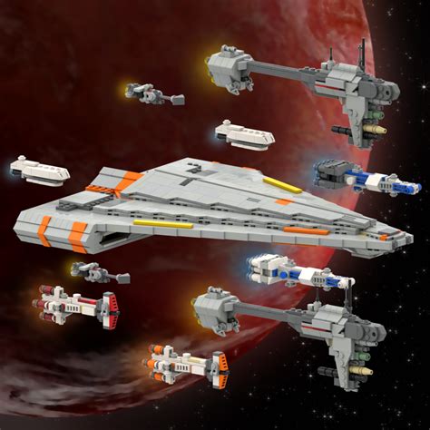 Lego Ideas Mini Scale Star Wars Fleet The Battle Of Atollon