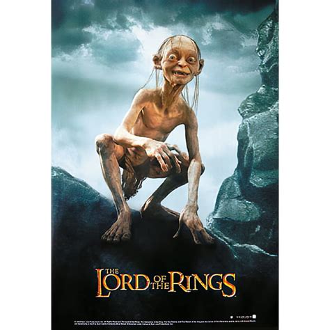The Lord Of The Rings Movie Poster Print Smeagol Gollum Smiling