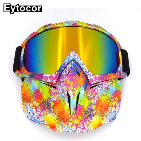 Eytocor Anti Uv Dustproof Snow Skiing Goggles Face Mask Winter Snow