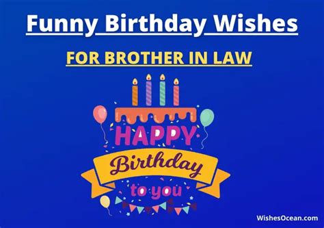 100 Best Funny Birthday Wishes For Brother In Law