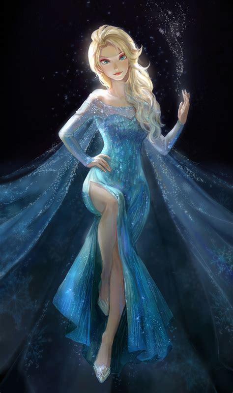 Elsa Frozen Drawn By Achyue Danbooru