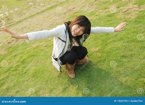 Asian Sunny Girl Stock Image Image Of Gorgeous Head 13625795