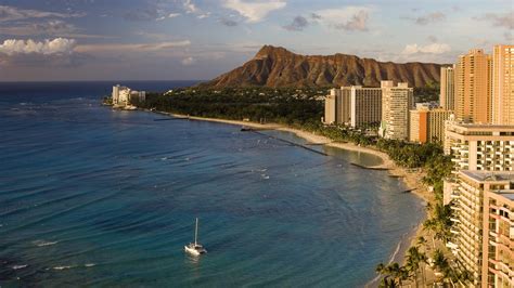 Waikiki Beach Honolulu Oahu Hawaii Hd Wallpaper Background Image