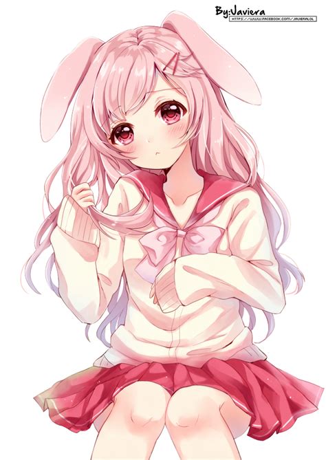 Bunny Anime Girl Render By Mikushooter On Deviantart