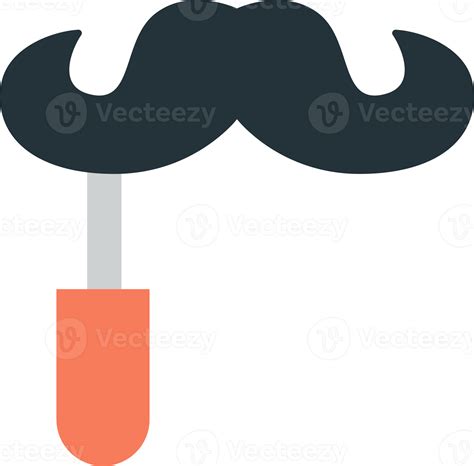 Fake Mustache With Handle Illustration In Minimal Style 12980039 Png