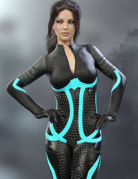 X Fashion Sci Bodysuit 3 For Genesis 8 Females Daz 3d