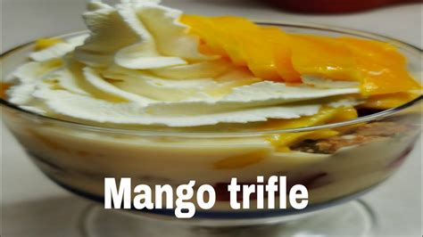 Mango Trifle Delight Recipe Quick And Easy Recipe Youtube