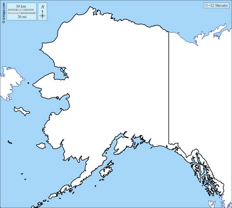 ©2020 geophysical institute, university of alaska fairbanks. Alaska Mapa gratuito, mapa mudo gratuito, mapa en blanco ...