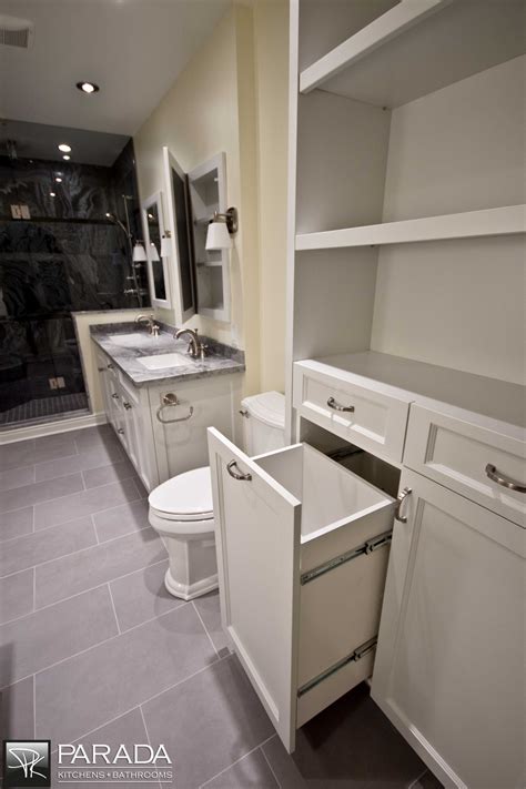 Whether you're searching for a large bathroom vanity, or a. Custom Laundry basket pull out. | Bathroom closet, Linen ...