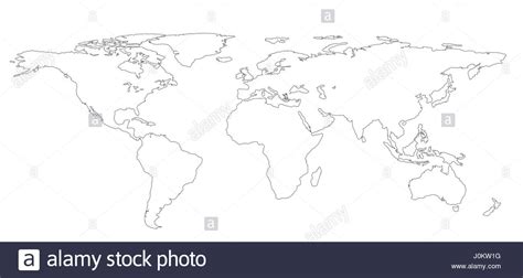 Weltkarte umrisse png / stepmap schwarze umrisse landkarte fur welt : Umriss zeichnen Weltkarte isolierten auf weißen ...