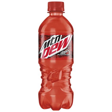 Mountain Dew Code Red With A Rush Of Cherry Flavor SmartLabel