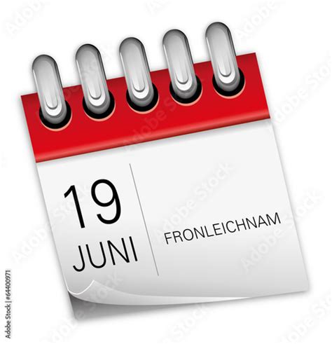Kalender Rot 19 Juni Fronleichnam Stock Image And Royalty Free Vector