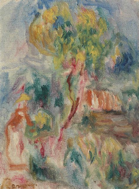 Pierre Auguste Renoir 1841 1919 Esquisse De Paysage Christies
