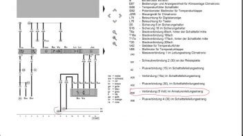 Will mein golf von klimaanlage auf klimaautomatik umbauen, hab mir nun mal den kabelbaum von kufatec angeschaut und blick das ganze nicht!! Schaltplan Vw Golf 4