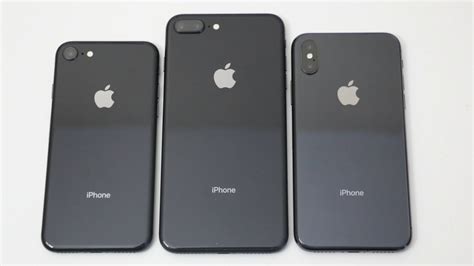 Iphone 8 Vs Iphone 8 Plus Vs Iphone X Youtube