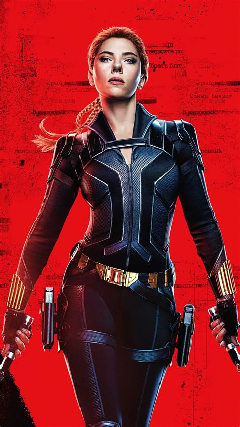 Scarlett Johansson In As Black Widow 4K Ultra HD Mobile Wallpaper