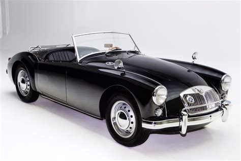 1957 Mg Mga Roadster Black Twin Carbs 2 Tops