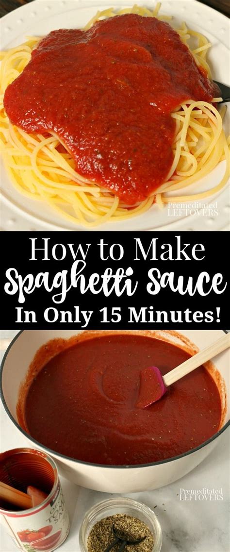 I personally prefer using canned tomatoes to make this homemade salsa recipe! This quick and easy spaghetti sauce recipe is made using ...