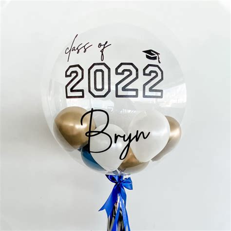 Inch Personalized Bubble Balloon Class Of Xxxx And Name Graduation Design