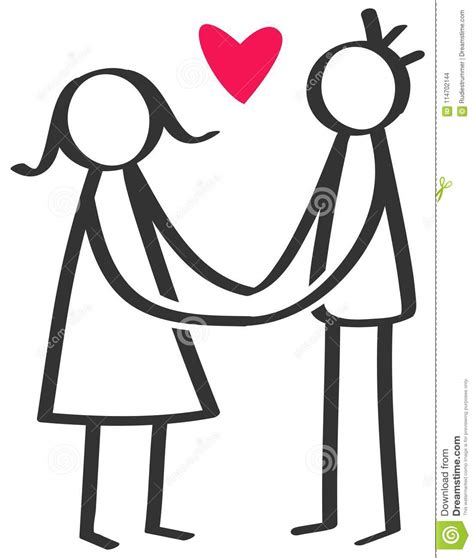 Dessin au trait dessiné à la main en forme de coeur rouge pour orner l'amour d'un jeune couple. Dessin De Deux Mains Couple Avec Leger Trait Rouge ...