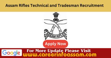Assam Rifles Technical And Tradesman Recruitment 2023 Apply Online