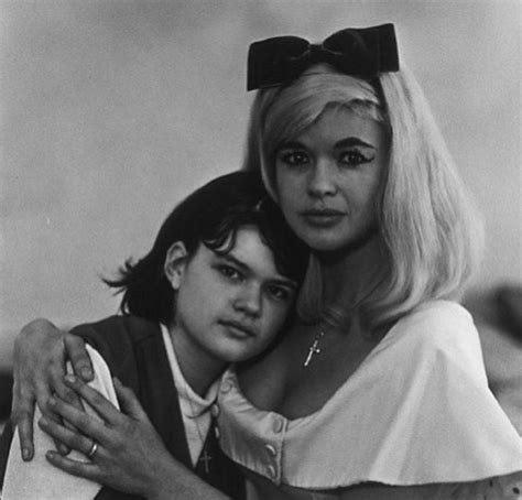 Jayne Mansfield And Her Daughter Jayne Marie Photographed By Diana