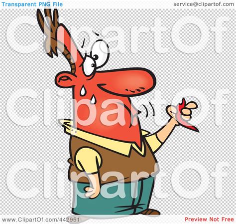 royalty free rf clip art illustration of a cartoon man eating a hot pepper by toonaday 442951