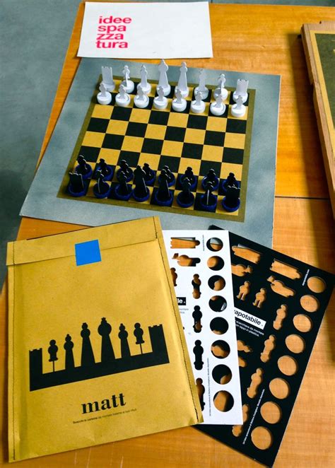 Matt Recycled Cardboard Chess