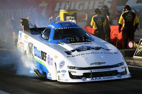 John Force And Bluedef Chevy Have Semifinal Finish Sunday At The Nhra