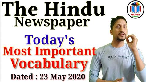 Today Newspaper Vocabulary The Hindu Newspaper Vocabulary English