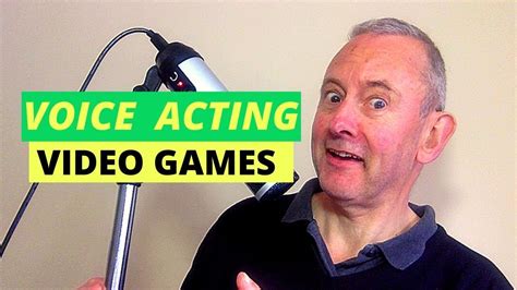 Voice Acting Tips For Video Games Youtube
