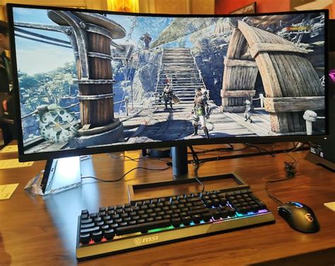 MSIs Optix MAG342CQR Ultra Curved Monitor 34 Inch 144Hz With A