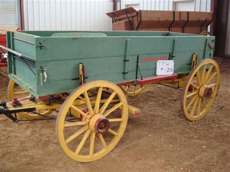 Item Barrett Jackson Auction Company Farm Wagons Covered Wagon
