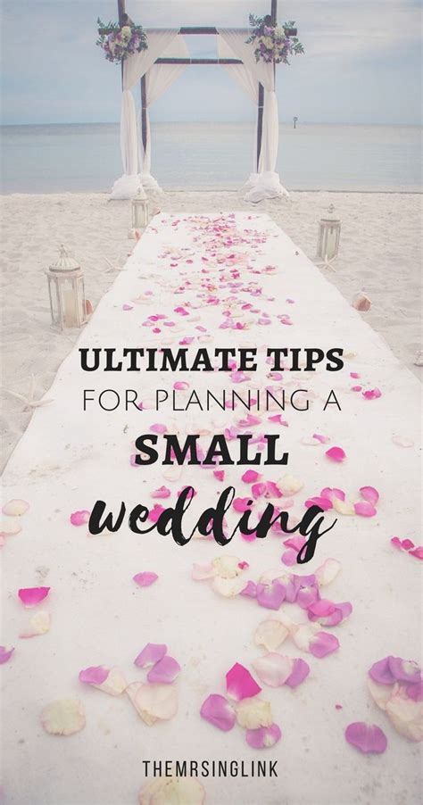 Ultimate Tips To Planning A Small Wedding Planning A Small Wedding