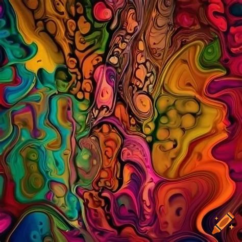 Colorful Abstract Art With Textures