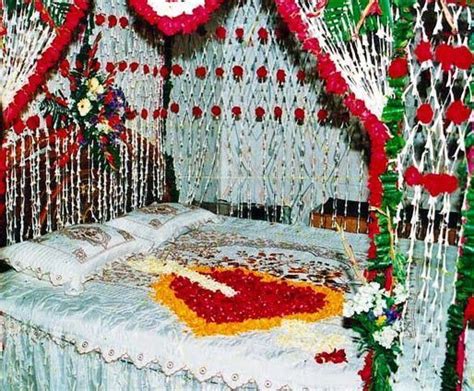 First Night Room Decoration For Newly Married Couple Wedding Bedroom Decoration Ideas
