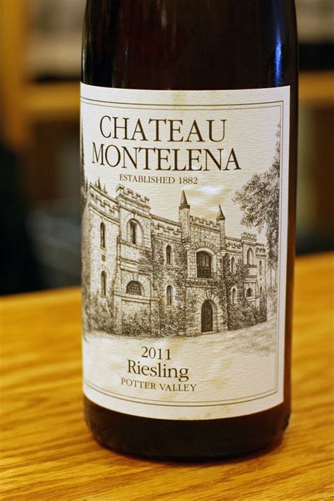 Uncork This 2011 Chateau Montelena Riesling Bottle Shock Wine Bottle