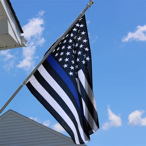 American Thin Blue Line Police Flag American Strong