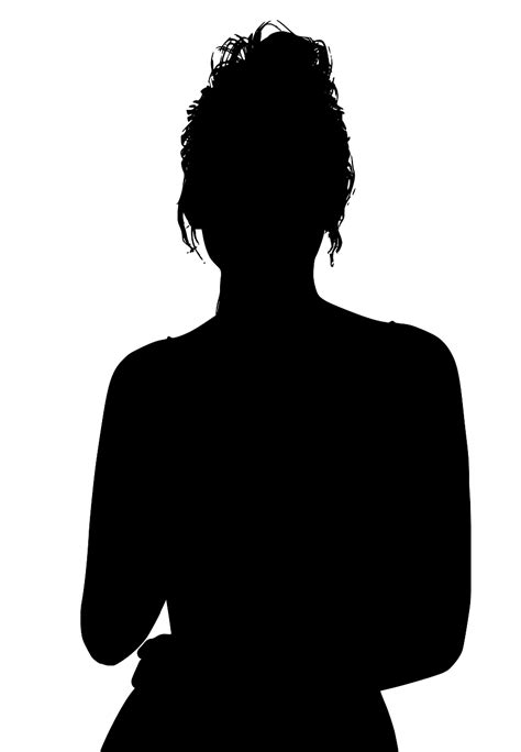 Woman Head Silhouette Front