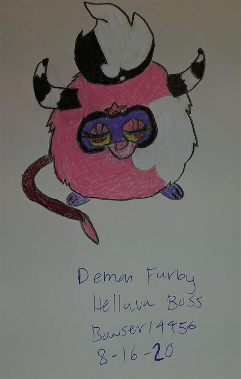 Helluva Boss Demon Furby Drawing By Bowser14456 On Deviantart