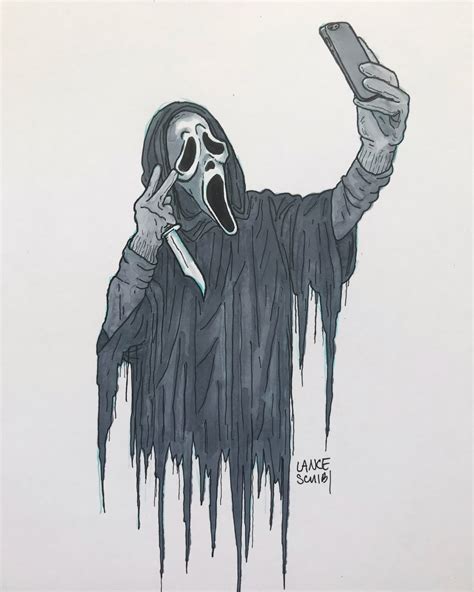 Draw In Horror 2018 Scream Original Lance Schibi