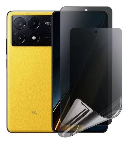 Kit 2 Película Hidrogel Privacidade P Xiaomi Poco X6 Pro