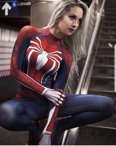 Spiderman Never Looked So Good Cosplay Woman Sexy Cosplay Spiderman Cosplay