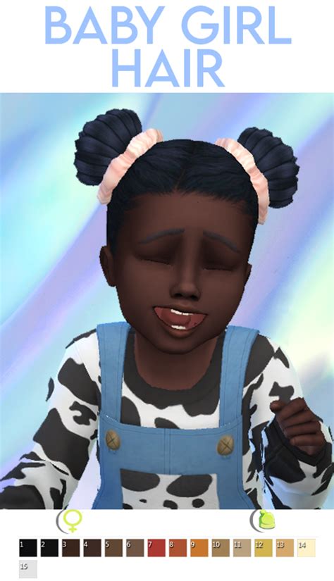 Baby Girl Hair Azerty Sims On Patreon Sims 4 Cas Sims Cc Patreon