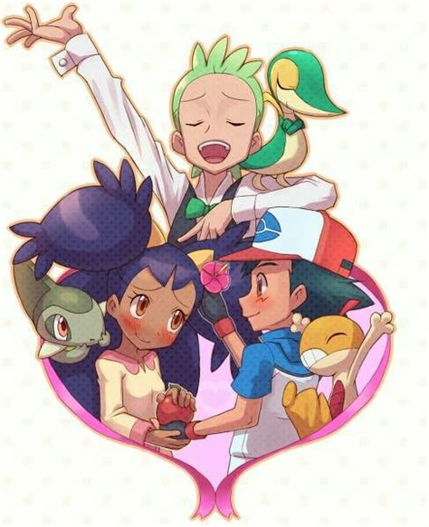 This Is Beautiful Although I Dont Ship Ash With Iris Cute Pokemon Wallpaper Pokemon Iris