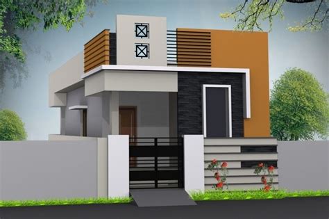 The front elevation design of a house is a significant architectural element as it sets the impression of what one can expect within the home. Cool Single Floor Elevation Photos | Daya | Pinterest ...