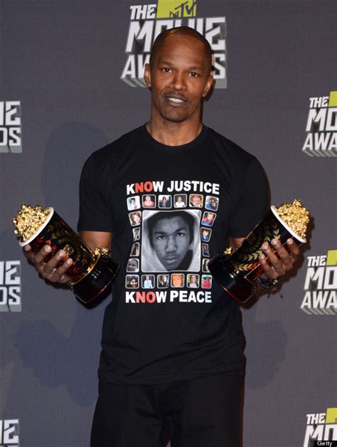 Jamie Foxx Wears Trayvon Martin T Shirt Again At 2013 Bet Awards Photos Huffpost
