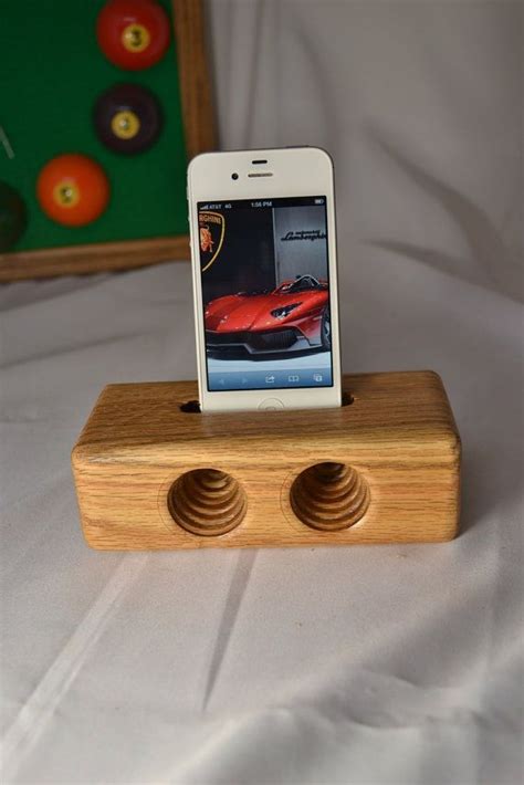 Iphone Acoustic Speaker Iphone Woodne Dock By Ipad Holder Tablet