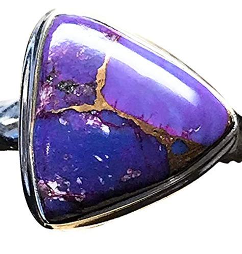 Amazon Com Gorgeous Purple Mohave Turquoise Solid Sterling Silver