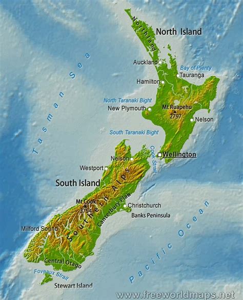 Travel To New Zealand Map Of New Zealand Road Trip New Zealand New